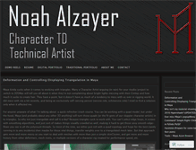 Tablet Screenshot of noahalzayer.net